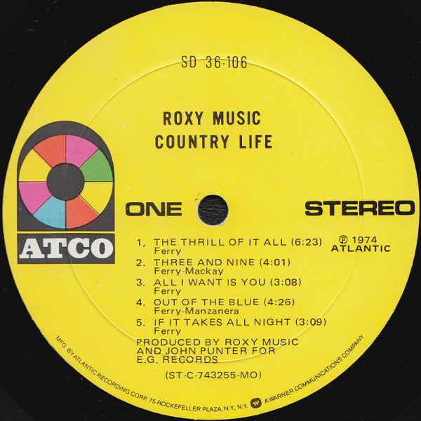 Roxy Music - Country Life