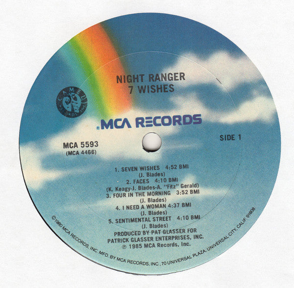 Night Ranger - 7 Wishes [CLUB, 1985]
