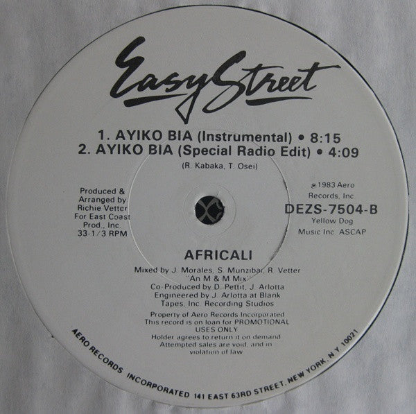 Africali - Ayiko Bia