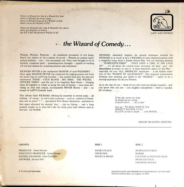 Richard Pryor - The Wizard Of Comedy