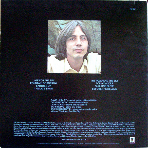 Jackson Browne - Late For The Sky