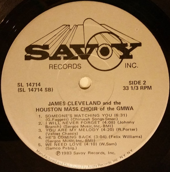 Rev. James Cleveland - For The Prize