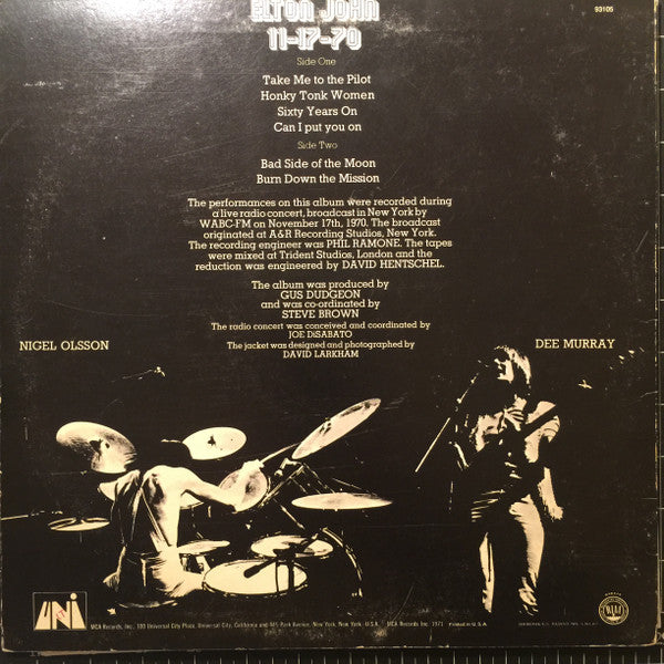 Elton John - 11-17-70