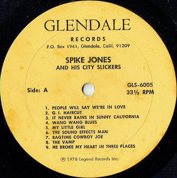 Spike Jones - The King Of Corn