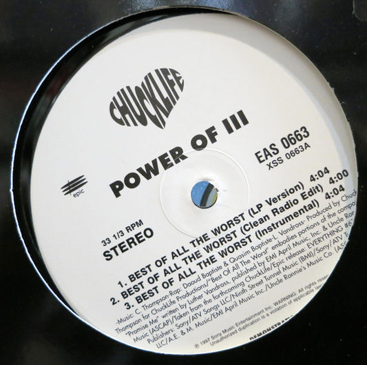 Power Of Three - Best Of All The Worst