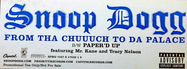 Snoop Dogg - From Tha Chuuuch To Da Palace