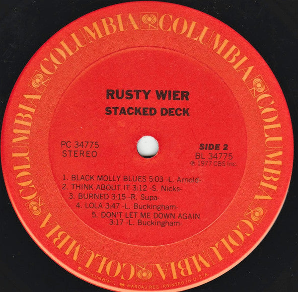 Rusty Wier - Stacked Deck