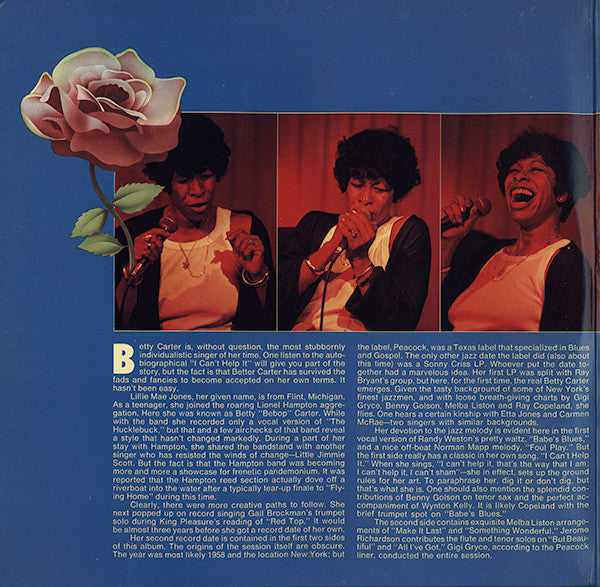 Betty Carter - What A Little Moonlight Can Do
