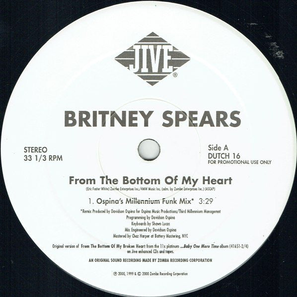 Britney Spears - From The Bottom Of My Broken Heart (Crossover Remixes)