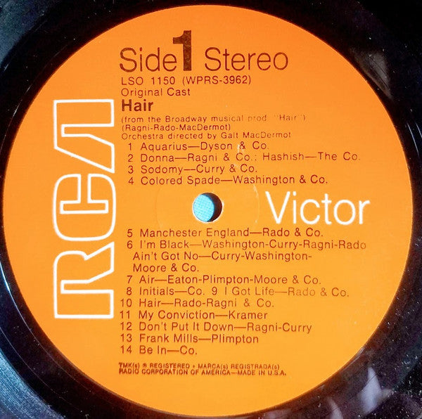 Various - Hair - The American Tribal Love-Rock Musical (The Original Broadway Cast Recording)