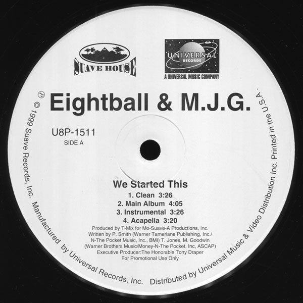 Eightball & M.J.G. - We Started This / Don't Flex