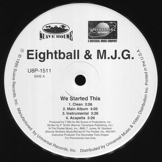 Eightball & M.J.G. - We Started This / Don't Flex