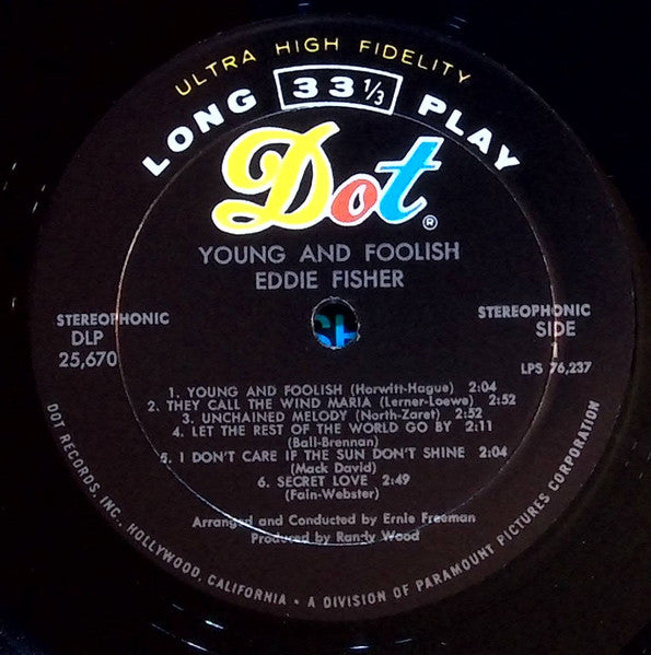 Eddie Fisher - Young And Foolish