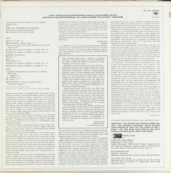 Walter Carlos - The Well-Tempered Synthesizer