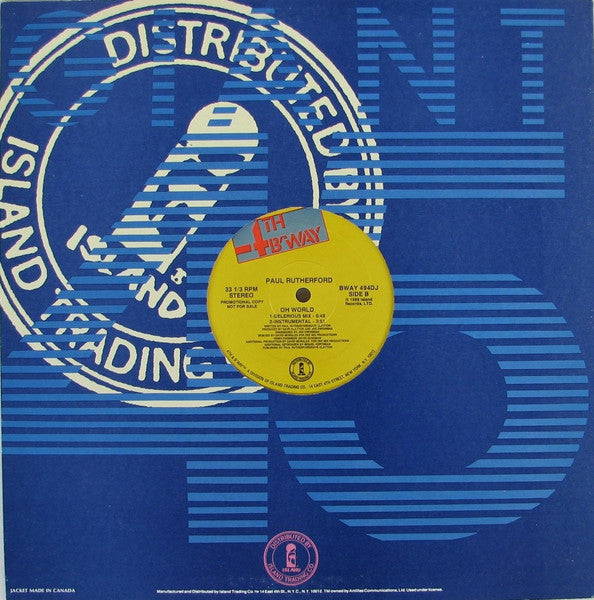 Paul Rutherford - Oh World
