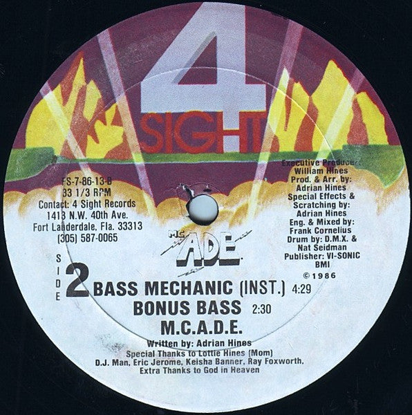 MC ADE - Bass Mechanic
