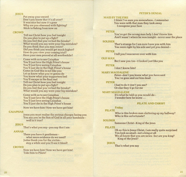 Andrew Lloyd Webber And Tim Rice - Jesus Christ Superstar - A Rock Opera