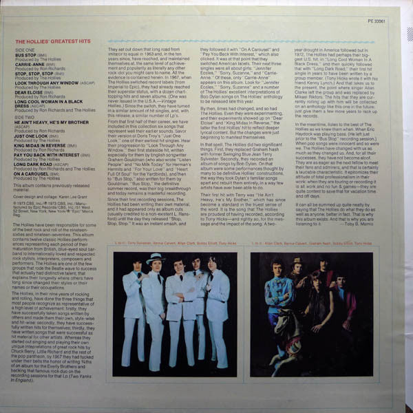 The Hollies - The Hollies' Greatest Hits