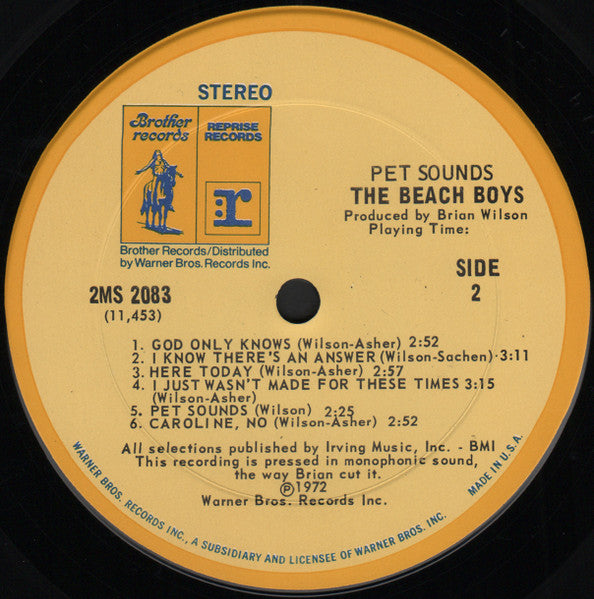 The Beach Boys - Carl And The Passions – So Tough / Pet Sounds