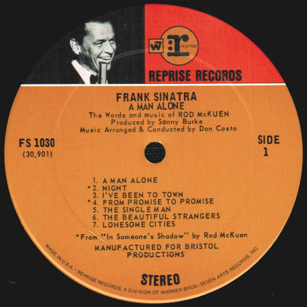 Frank Sinatra - A Man Alone (The Words And Music Of Rod McKuen)