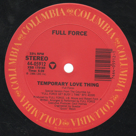 Full Force - Temporary Love Thing