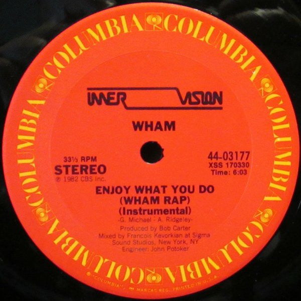 Wham! - Enjoy What You Do (Wham Rap)
