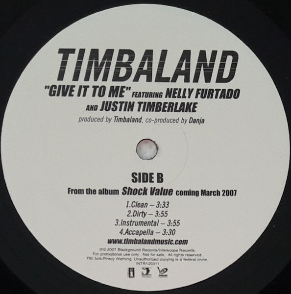 Timbaland - Give It To Me