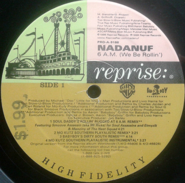 Nadanuf - 6 A.M. (We Be Rollin') - Remixes