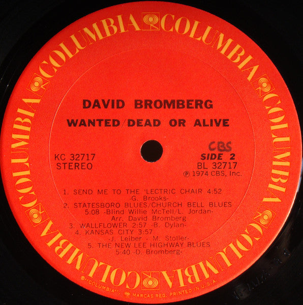 David Bromberg - Wanted Dead Or Alive