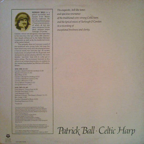 Celtic Harp: The Music Of Turlough O'Carolan