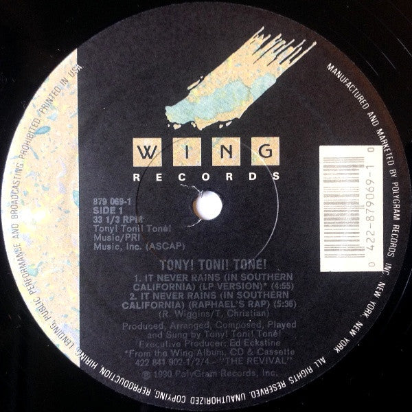 Tony! Toni! Toné! - It Never Rains (In Southern California)