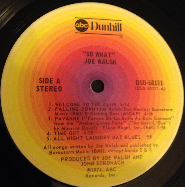 Joe Walsh - So What