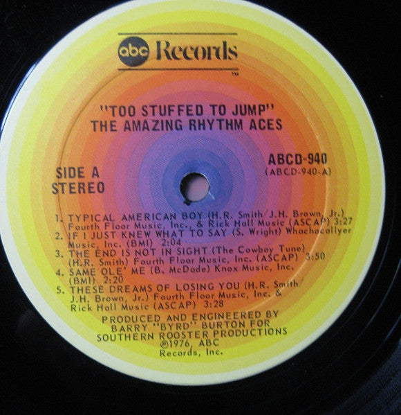 The Amazing Rhythm Aces - Too Stuffed To Jump