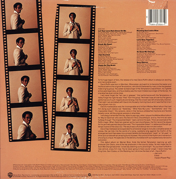 David Ruffin - So Soon We Change