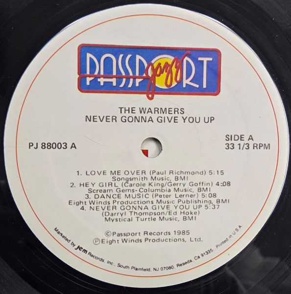 The Warmers (2) - Never Gonna Give You Up