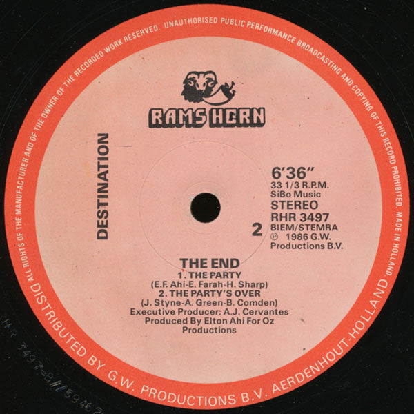 Destination (2) - My Number One Request / The End