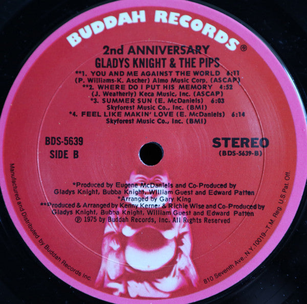 Gladys Knight And The Pips - 2nd Anniversary