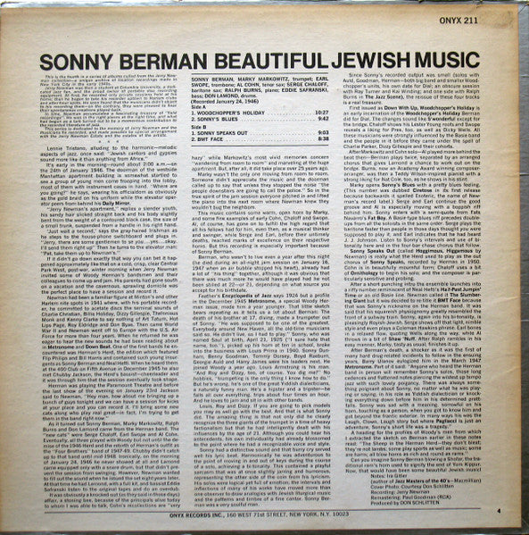 Sonny Berman - Beautiful Jewish Music