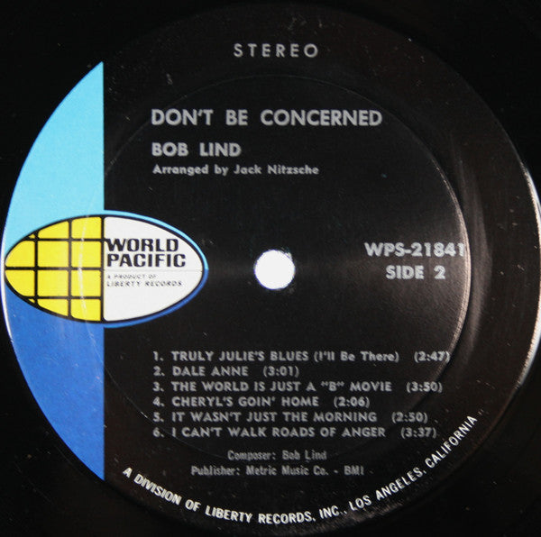 Bob Lind - Don't Be Concerned
