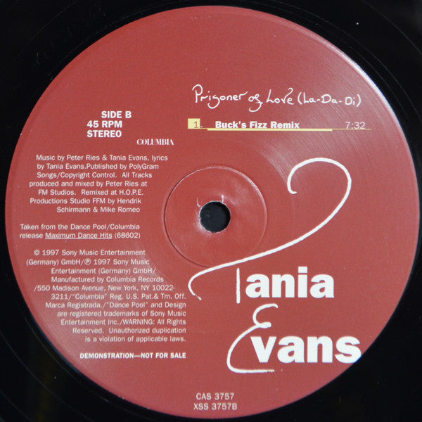 Tania Evans - Prisoner Of Love (La-Da-Di)