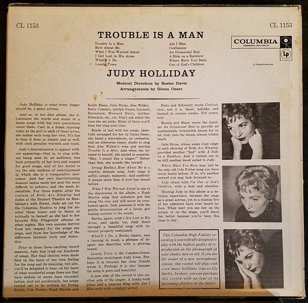 Judy Holliday - Trouble Is A Man