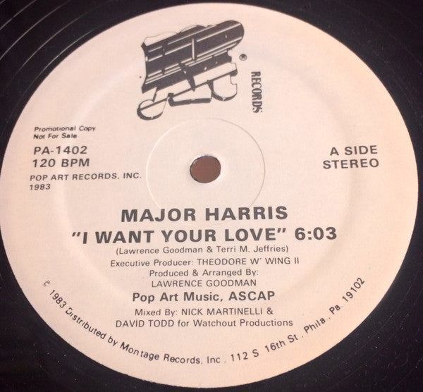Major Harris - I Want Your Love