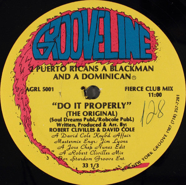 2 Puerto Ricans, A Blackman And A Dominican - Do It Properly (The Original)