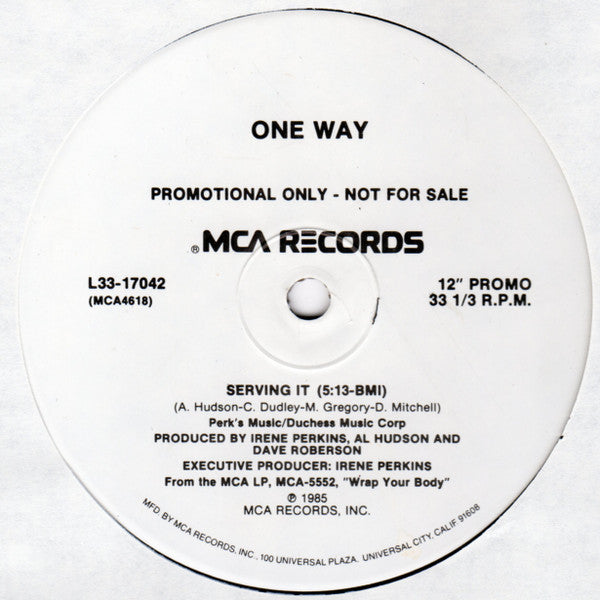 One Way - Serving It / More Than Friends, Less Than Lovers