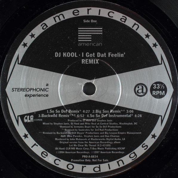 DJ Kool - I Got Dat Feelin' (Remix)
