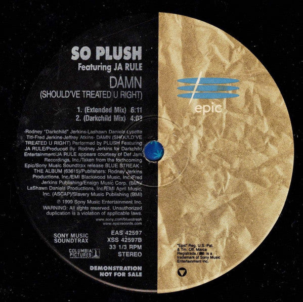 So Plush - Damn (Should've Treated U Right)