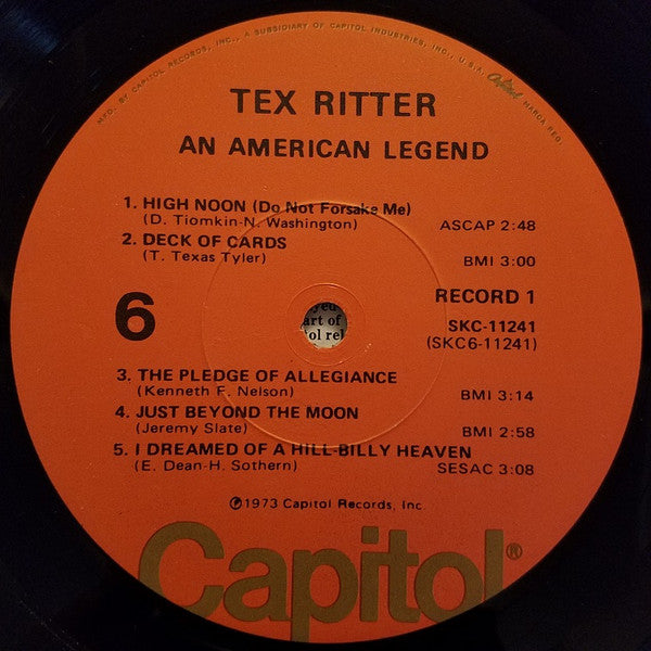 Tex Ritter - An American Legend