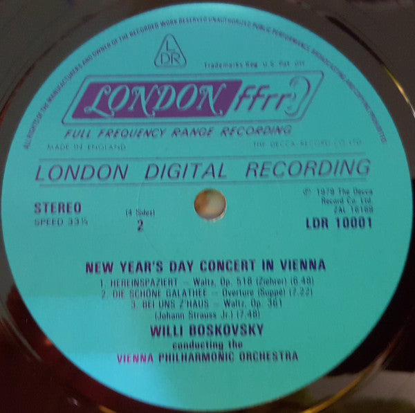 Wiener Philharmoniker - New Year's In Vienna! (The Blue Danube And Other Favorites)