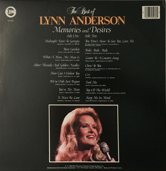 The Best Of Lynn Anderson - Memories And Desires