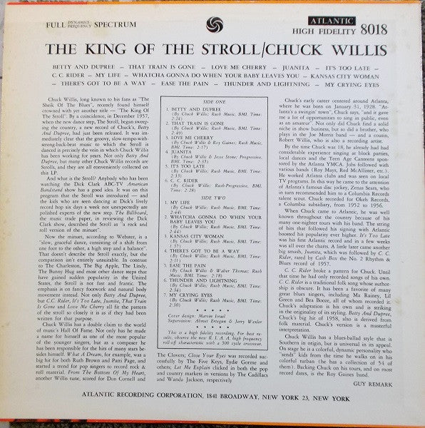 Chuck Willis - The King Of The Stroll